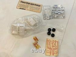 VTG 1974 MPC CHEVY Step-Side Pick-Up withMotorcycle 1/25 Scale UNBUILT Kit in Box