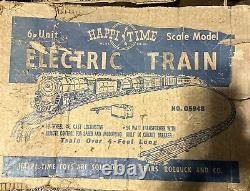 VTG Marx Happy Time Electric Train Set 5 cars Track Tested Works model 05948