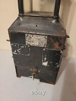 Very Early NYC Transportation Bus Box With Lock And Key