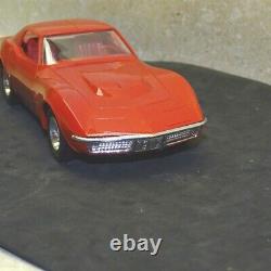 Vintage1972 Corvette Stingray Dealer Promo Car + Box, Mille Miglia Red