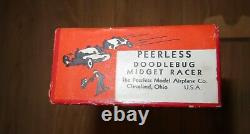 Vintage 1939 unbuilt Peerless Models DOODLEBUG Midget Racer with box & directions