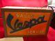 Vintage 1960's Advertising Light Box Vespa Sales Perspex & Metal 47x31x13 Fab