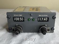 Vintage 1980's Gables G-5393B NAV DME Airplane/Aircraft Indicator Control Box