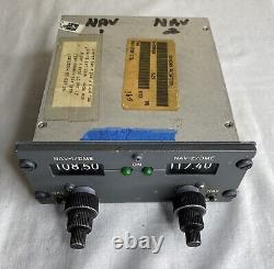 Vintage 1980's Gables G-5393B NAV DME Airplane/Aircraft Indicator Control Box