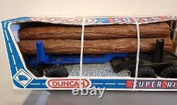 Vintage 80s Boxed Plastic Duncan Super Rigs Logging Truck Big Rig New Nos