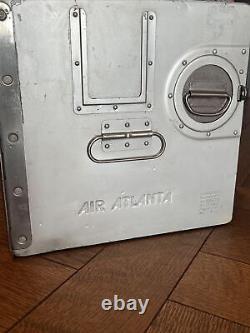 Vintage Air Atlanta 727 Airline Aluminum Metal Galley Passenger Food Warmer Box