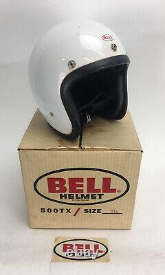 Vintage Bell 500TX Motorcycle Helmet with Original Box