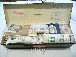 Vintage British Rail 1960s/1970s First Aid Box With Contents Bathroom First Aid
