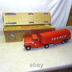 Vintage Buddy L Texaco Tanker Truck + Box, No. 5403E, Nice-Clean! Gas Oil