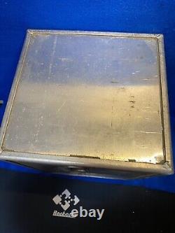 Vintage Continental Airlines Passenger Meal Galley Storage Box