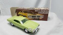 Vintage DEALER PROMO MPC 1973 Dodge Charger mist green ORIGINAL BOX