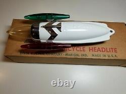 Vintage Delta Jet Rocket Bicycle Headlite & Reflectors NOS in Original Box