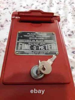 Vintage Duncan Parking Fine-O-Meter Fine Box Cleaned and Repainted