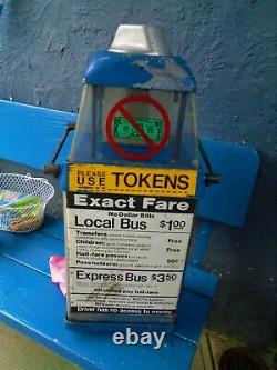 Vintage Fare Box Nyc Bus Coin Collect Nyc Transportation