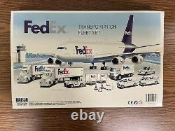 Vintage FedEx Transportation Fleet Die-Cast Collector's Set RT1032 New