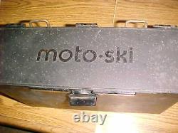 Vintage MOTO-SKI Snowmobile Tool Box 1960-70's Accessory Original