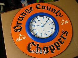 Vintage NOS Orange County Choppers Wall Clock 22 Season 1 Flawless in box