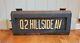 Vintage New York Bus Tcc Triboro Coach Company Bus Roll Sign Box Queens Ny