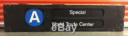 Vintage New York Subway Roll Signs in Box R40 Times Square World Trade Center
