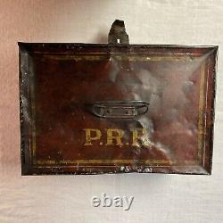 Vintage Pennsylvania Railroad (p. R. R.) Tin Document Box