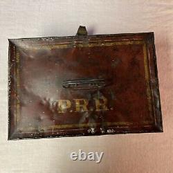 Vintage Pennsylvania Railroad (p. R. R.) Tin Document Box