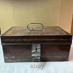 Vintage Pennsylvania Railroad (p. R. R.) Tin Document Box