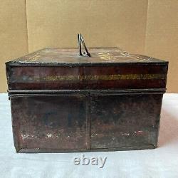 Vintage Pennsylvania Railroad (p. R. R.) Tin Document Box