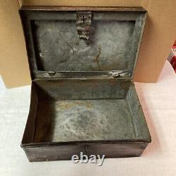 Vintage Pennsylvania Railroad (p. R. R.) Tin Document Box