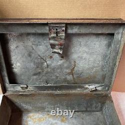 Vintage Pennsylvania Railroad (p. R. R.) Tin Document Box