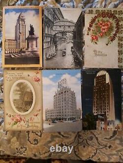 Vintage Postcard Lot Huge 500+ USA Location Pre Linen + Chrome BOX 1