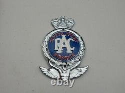 Vintage Rare Boxed Unused RAC Motor Sport Member Car Badge Auto Emblem