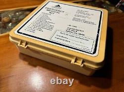 Vintage Rare Collectors Delta Airlines Emergency Medical Kit Box