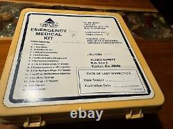 Vintage Rare Collectors Delta Airlines Emergency Medical Kit Box