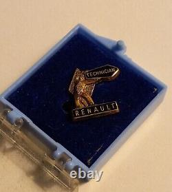 Vintage Renault Technican 1/10 10kGF Pin With Box
