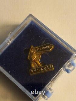 Vintage Renault Technican 1/10 10kGF Pin With Box