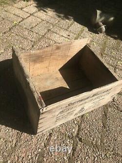 Vintage SHERWIN WILLIAMS PAINT VARNISH Wood Crate Box