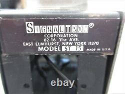 Vintage Signaltron Made In U. S. A. Railroad Station Board Split Flap Display Box