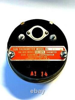 Vintage Sun Tachometer Dated October 1962 5000 RPM 8 Cylinder 12 Volt + Box