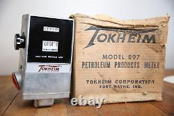 Vintage Tokheim 897 Gas Pump Meter Computer With Box NOS