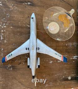 Vintage Toltoys 727 Boeing Taa Airlines Plastic Model Kit Caltex Boxed + Extras