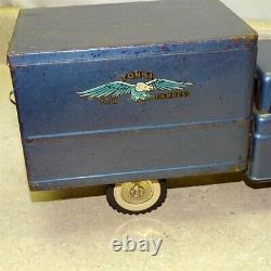 Vintage Tonka Air Express Truck, Pressed Steel Toy, Box Delivery Van, Rare