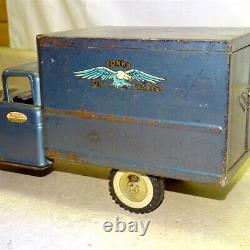 Vintage Tonka Air Express Truck, Pressed Steel Toy, Box Delivery Van, Rare