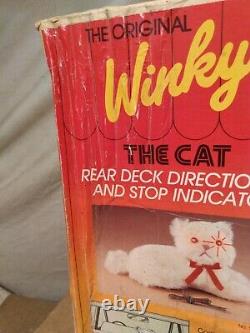 Vintage Winky The Cat Rear Window Deck Turn Brake Light Wallfrin With Box
