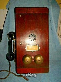Vintage original GWR railway signal box telephone bakelite handset