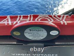 Virgin Voyages Scarlet Lady Ship Model NEW IN BOX