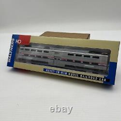 WALTHERS HO SCALE PS DD COMMUTER CAB CAR 932-6266 Amtrak NEW Open Box