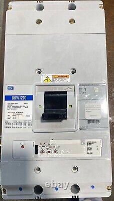 WEG 1200 AMP 600V 65KA Industrial Molded Case Breaker UBW1200H-ELS-1200-3A