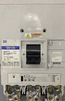 WEG 1200 AMP 600V 65KA Industrial Molded Case Breaker UBW1200H-ELS-1200-3A