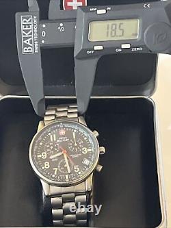 WENGER SWISS ARMY MILLITARY 536.0765 CHRONOGRAPH MEN'S Dive WATCH Diver 100m