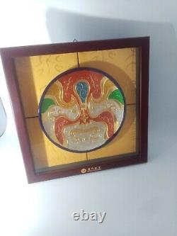 XIAMEN Airline's Display Plate Beautifully hand painted Box framed & glazed